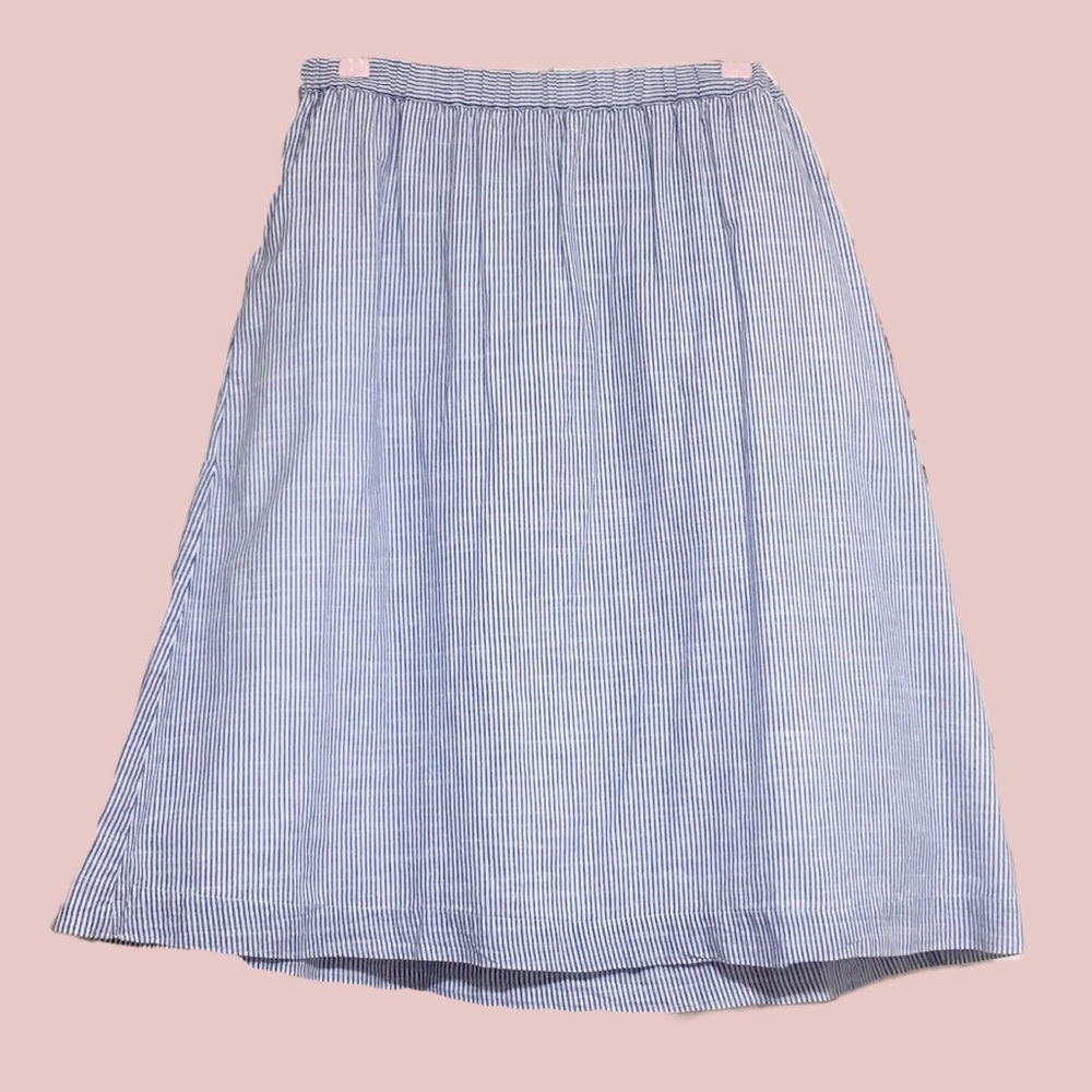 GAP Vintage Style 100% Cotton M Striped Skirt